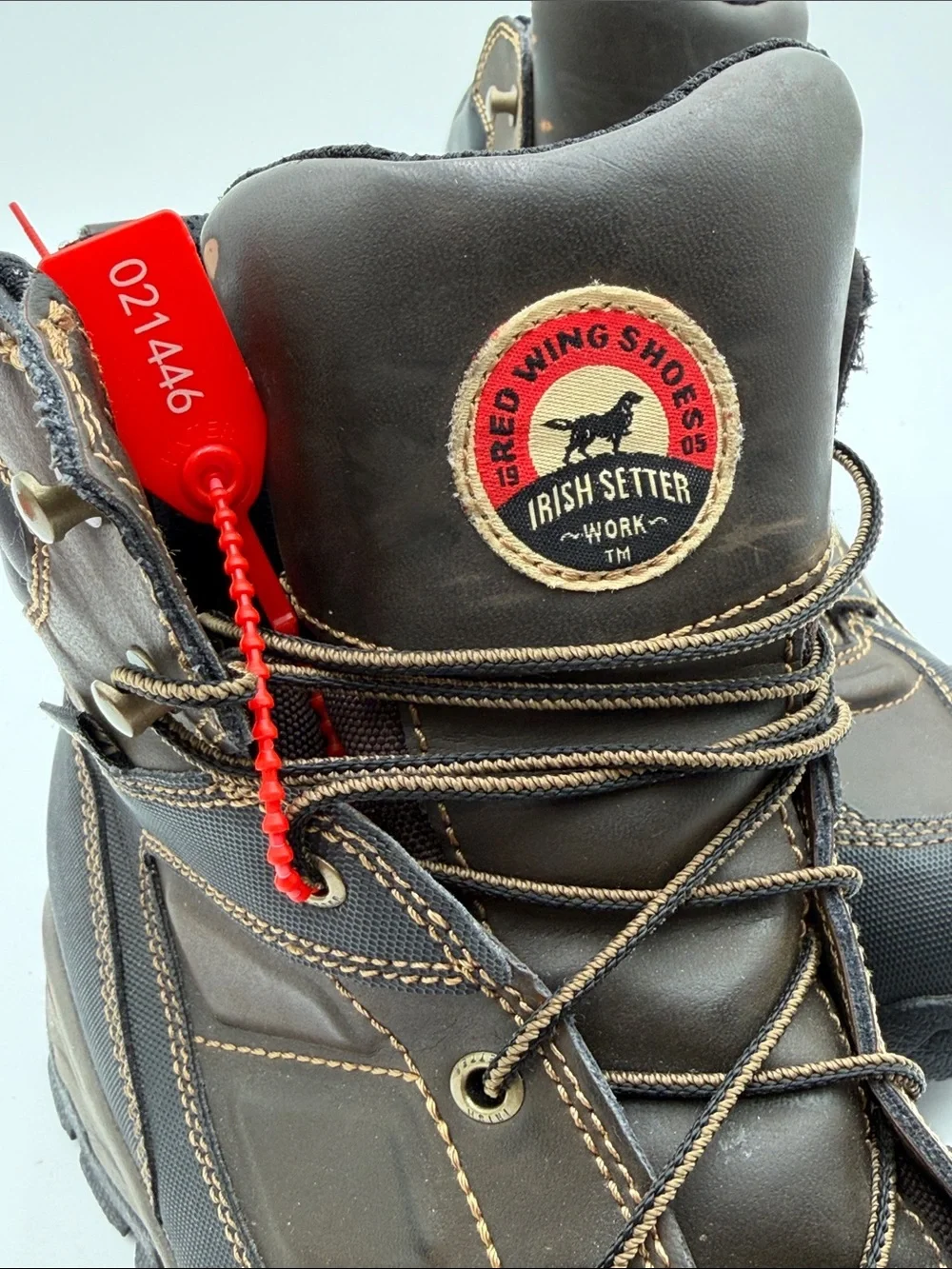 RED WING IRISH SETTER sz11 Ely Rugged Waterproof Work Boots